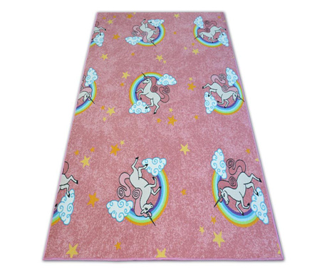 Covor pentru copii  Unicorn roz Inorog 100x200 cm
