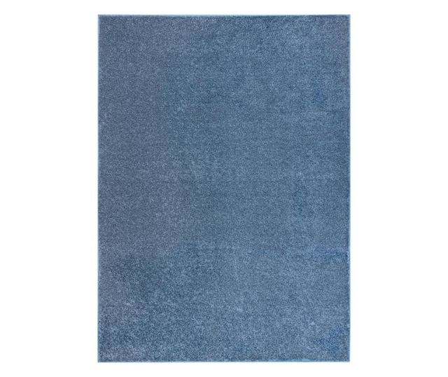 Covor - Mocheta SANTA FE albastru 74 simplu, culoare, solidă 150x250 cm  150x250 cm