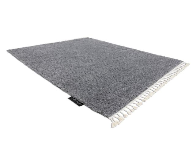 Килим BERBER 9000 светло сив шаги ресни 180x270 cm  180x270 см