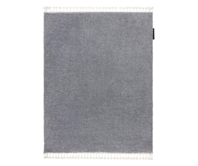 Килим BERBER 9000 светло сив шаги ресни 180x270 cm  180x270 см