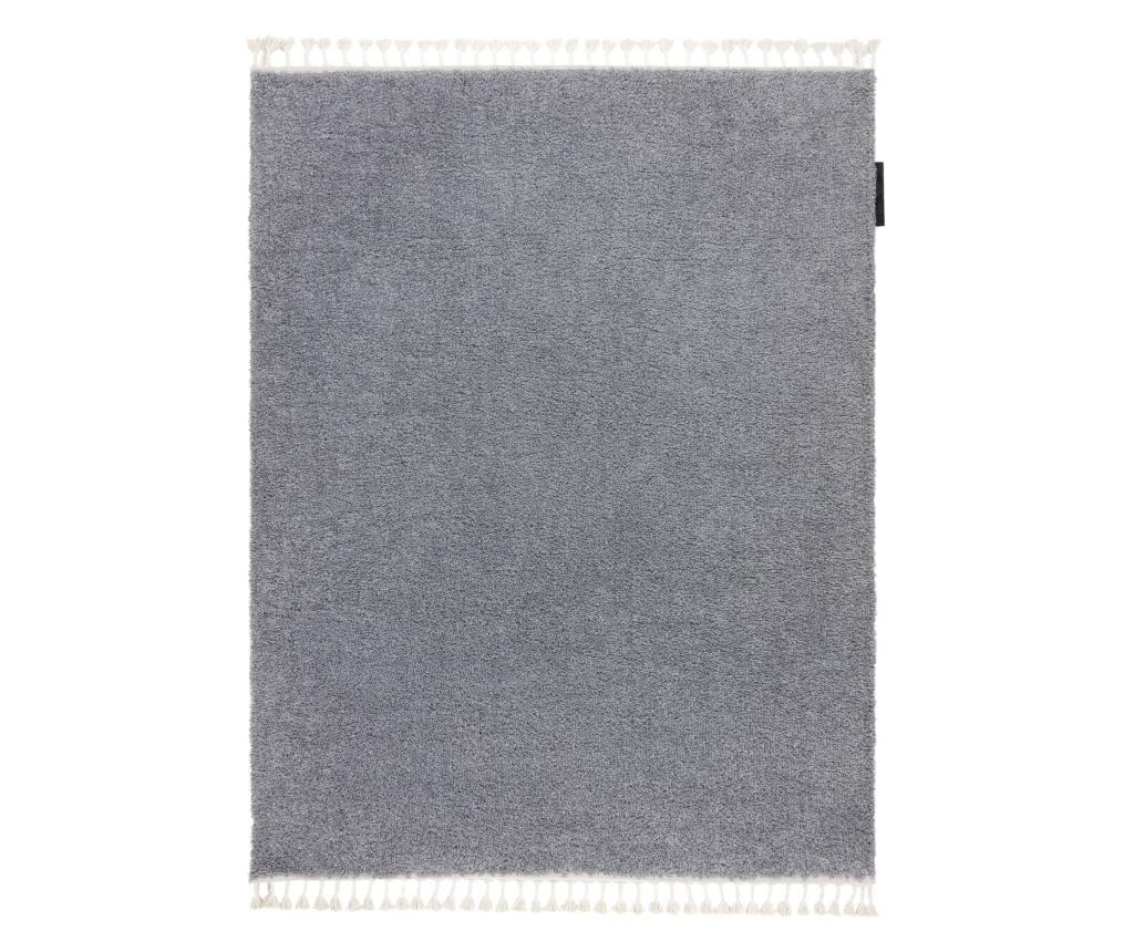 Килим BERBER 9000 светло сив шаги ресни 240x330 cm  240x330 см - 3