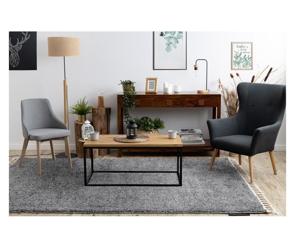 Килим BERBER 9000 светло сив шаги ресни 240x330 cm  240x330 см - 4