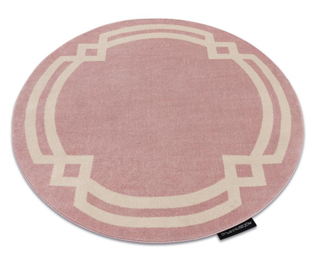 HAMPTON szőnyeg Lux kör rózsaszín kerék 140 cm P140 cm