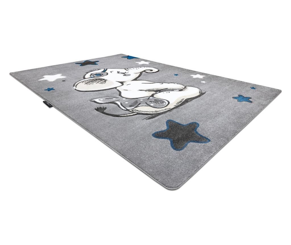 Килим PETIT ELEPHANT СЛОН звезда сив 120x170 cm  120x170 см - 3