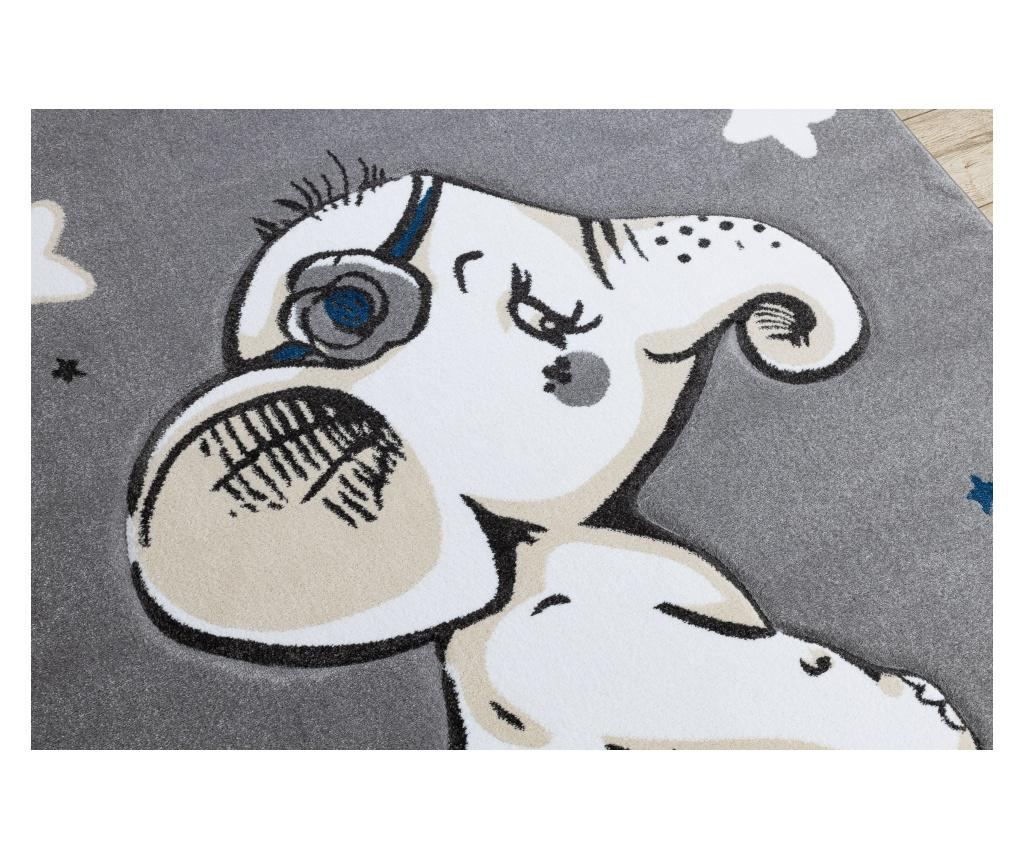 Килим PETIT ELEPHANT СЛОН звезда сив 200x290 cm  200x290 см - 5