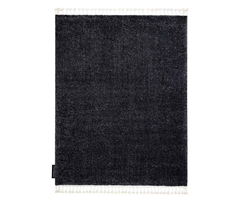 Килим BERBER 9000 сив шаги ресни 160x220 cm  160x220 см - 2