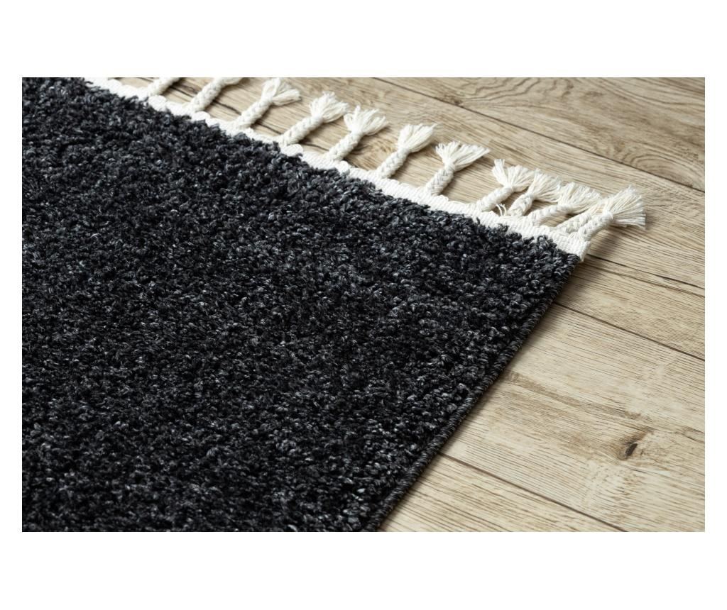 Килим BERBER 9000 сив шаги ресни 160x220 cm  160x220 см - 4