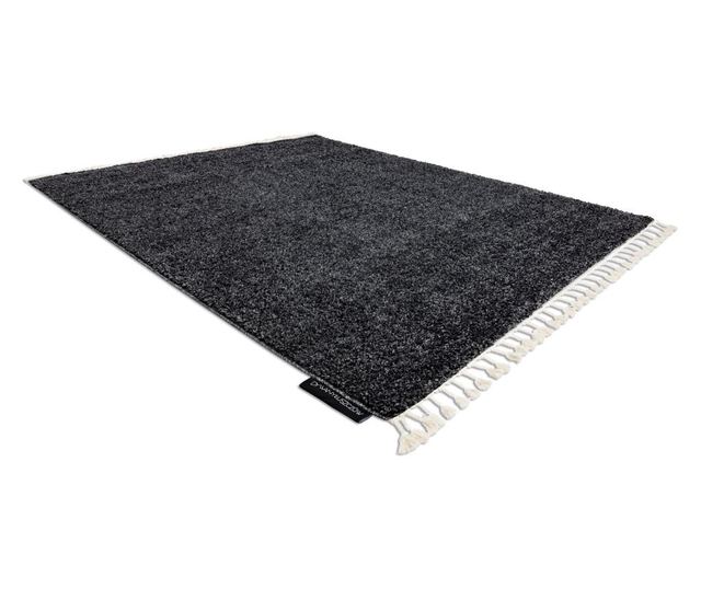 Килим BERBER 9000 сив шаги ресни 200x290 cm  200x290 см