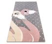 Килим PETIT FLAMINGOS фламинго СЪРЦА сив 120x170 cm  120x170 см thumbnail 1