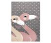 Килим PETIT FLAMINGOS фламинго СЪРЦА сив 120x170 cm  120x170 см thumbnail 2