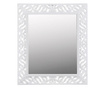 Огледало с рамка, Бяло, 35.5 х 40.5 см
