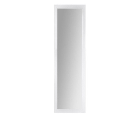 Огледало за стена или врата, Бяло, 120 x 30 см