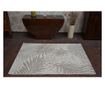FLOORLUX Sisal String Rug 20504 Leaves, champagne / dark gray JUNGLE 200x290 cm