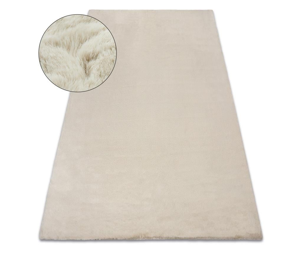 BUNNY Beige Faux Rabbit Fur Rug 200x290 cm - 2