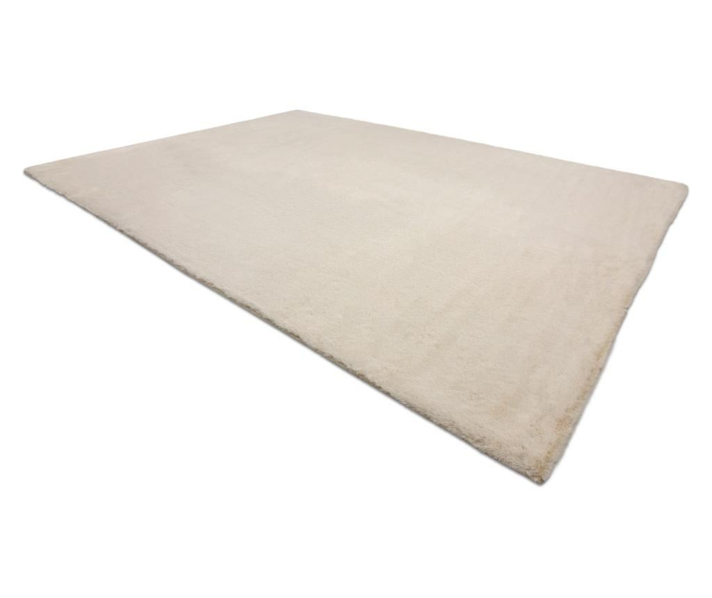 BUNNY Beige Faux Rabbit Fur Rug 200x290 cm - 4