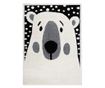 JOY Teddy Bear Kids Rug - Structural, Two-Level Pile Cream/Black 140x190 cm