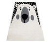 JOY Teddy Bear Kids Rug - Structural, Two Level Pile Cream / Black 160x220 cm