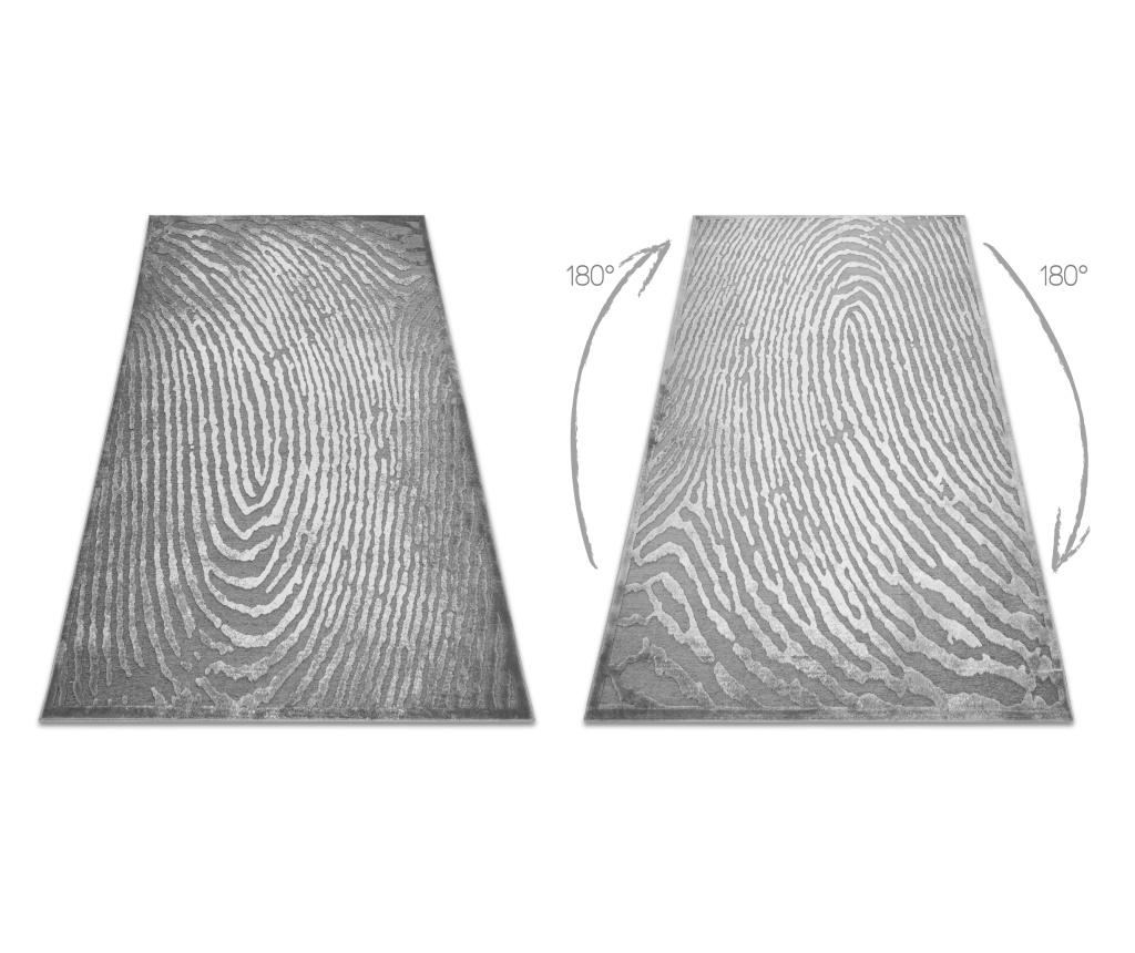 Килим AKRYL YAZZ W8540 отпечатъци сив 200x290 cm  200x290 см - 2