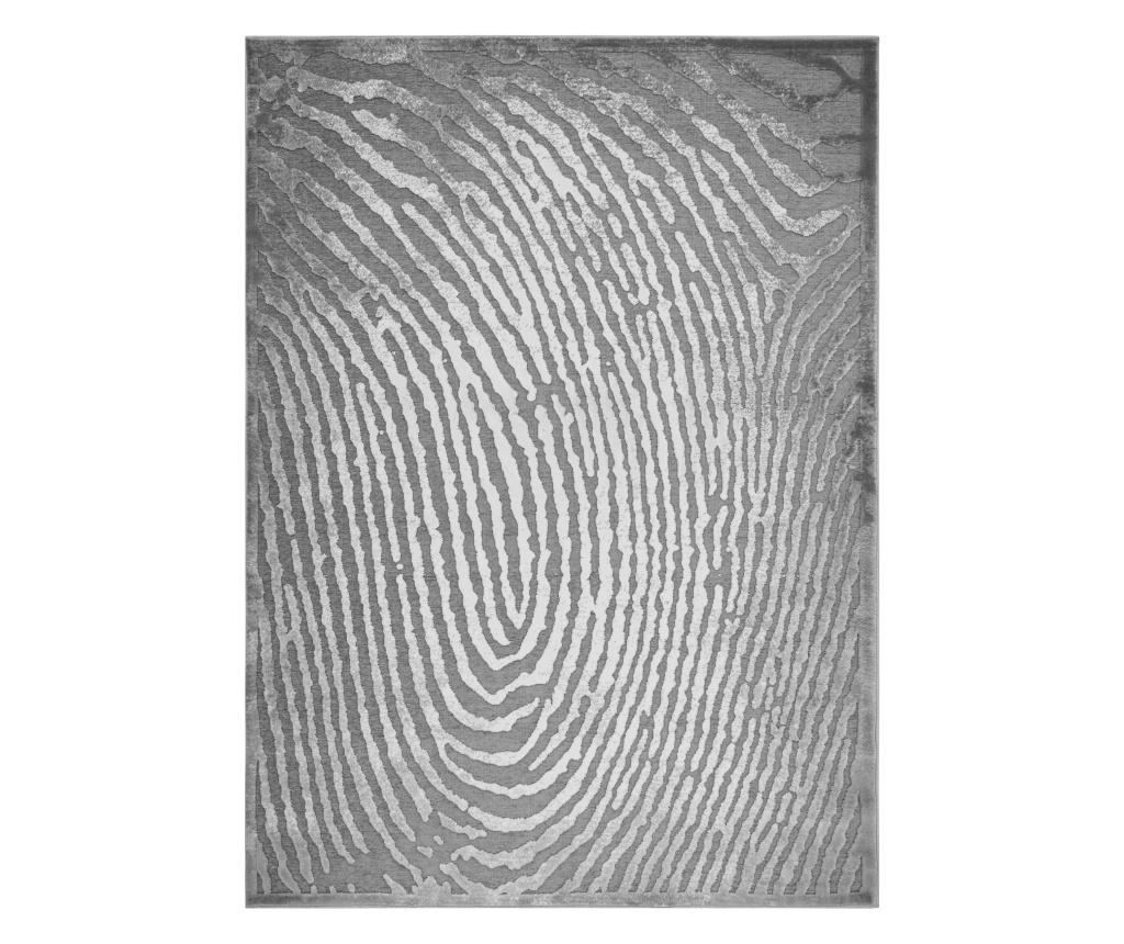 Килим AKRYL YAZZ W8540 отпечатъци сив 200x290 cm  200x290 см - 3