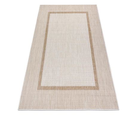 Koberec TĚTIVA SISAL SION Rám 21782 ploché tkaní ecru, béžová 80x150 cm  80x150 cm