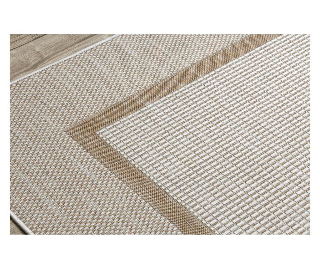 Covor SISAL SION Cadru 21782 țesute plate ecru / bej 80x150 cm  80x150 cm - 5