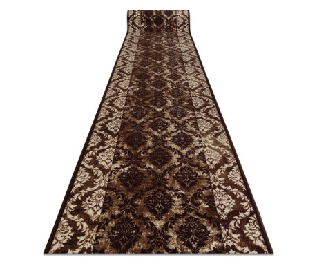 Csúszásgátló futó szőnyeg  ROMANCE 80 cm barnaowy  80x1000 cm