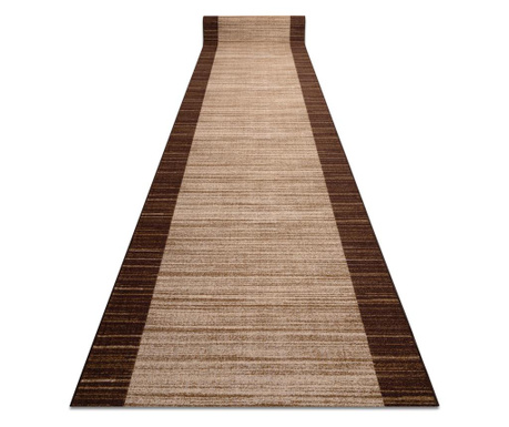 Csúszásgátló futó szőnyeg  STREIFEN 110 cm barna 110x1400 cm