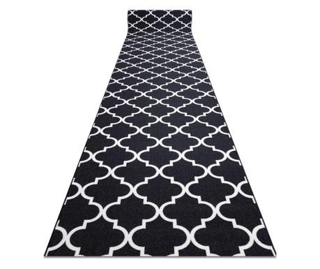 Csúszásgátló futó szőnyeg  LÓHERE MAROKKÓI fekete Trellis 67 cm 30350 67x160 cm