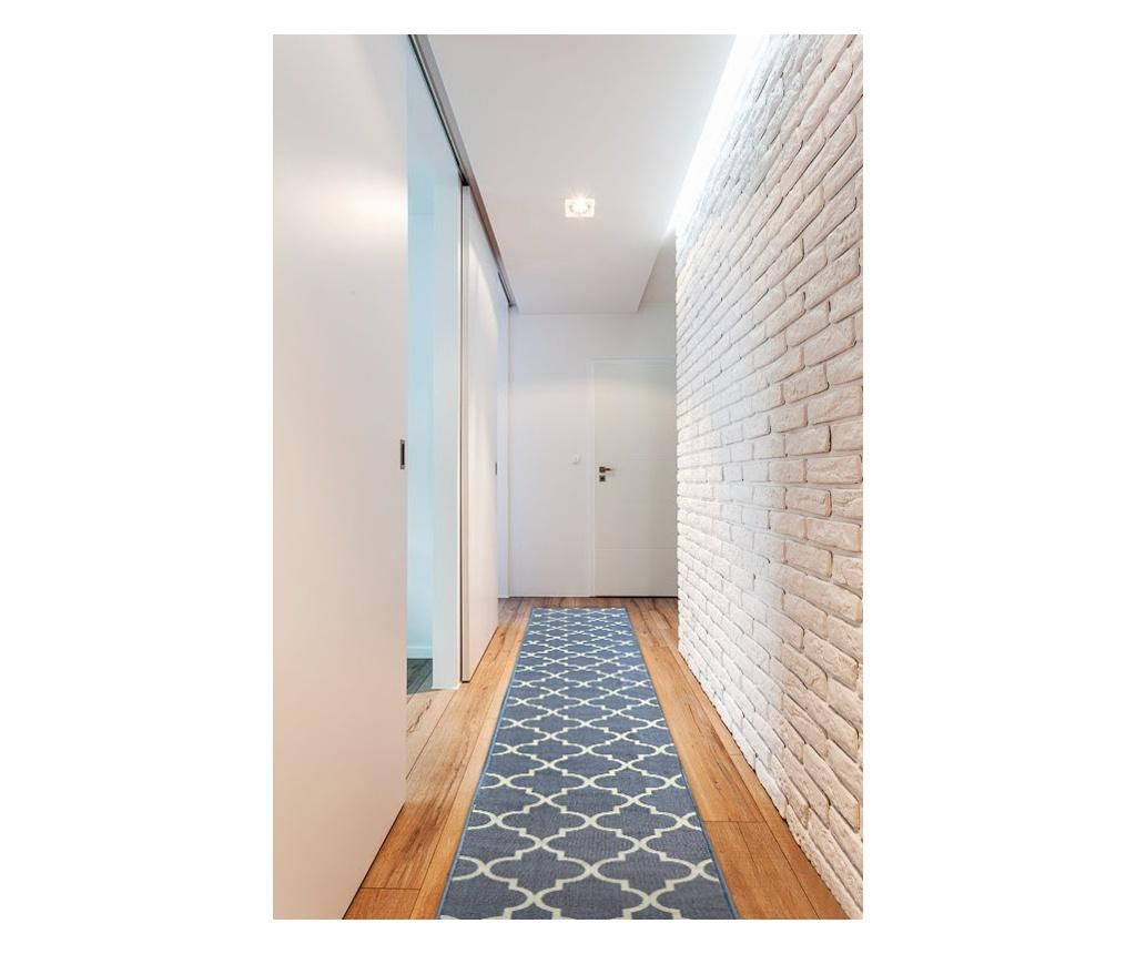 Gumiran tekač Maroška detelja 30352 siva 57x190 cm - 2