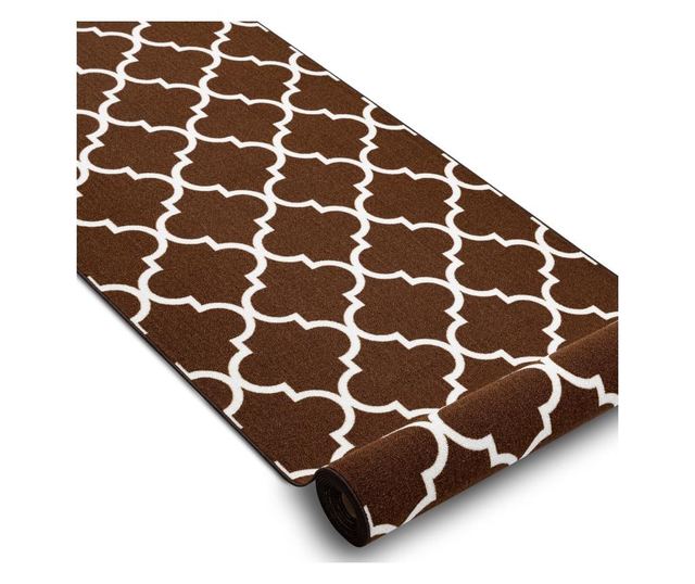 Traversa anti-alunecare Trellis maro  30351 90 cm 90x200 cm  90x200 cm