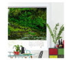 Roleta tip Jaluzea cu Rulou si sistem inclus, Peisaj cu padurea verde si apa , Decoratiuni Casa, Latime 100 cm x Inaltime 130 cm