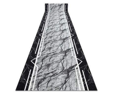 Csúszásgátló futó szőnyeg anti-alunecare 80 cm MARMUR Üveggolyó, kő szürke 80x530 cm