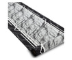 Csúszásgátló futó szőnyeg anti-alunecare 133 cm MARMUR Üveggolyó, kő szürke 133x390 cm