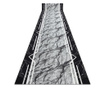 Csúszásgátló futó szőnyeg anti-alunecare 133 cm MARMUR Üveggolyó, kő szürke 133x500 cm