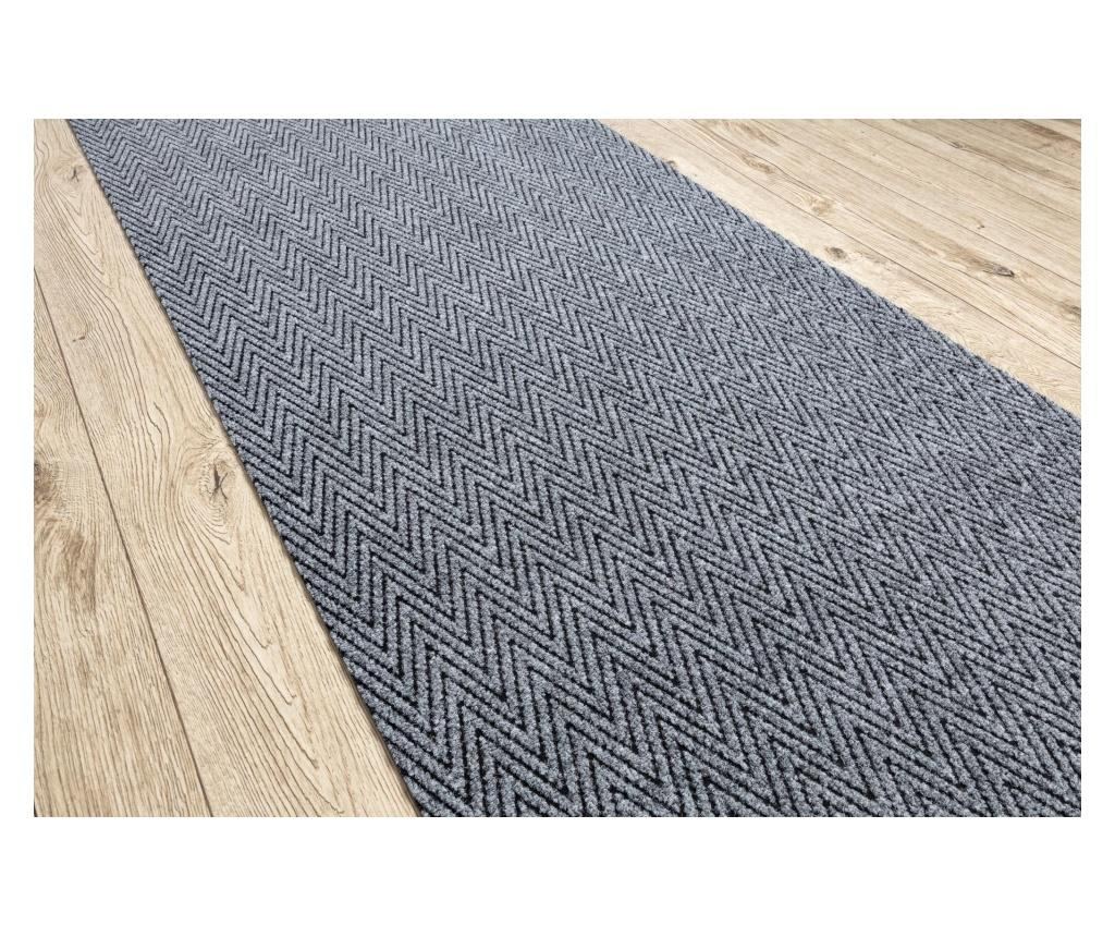 Бегач - Подложка за врати, противоплъзгаща 200 cm MAGNUS 2954 зигзаг външна, закрита сив 200x300 cm  200x300 см - 4