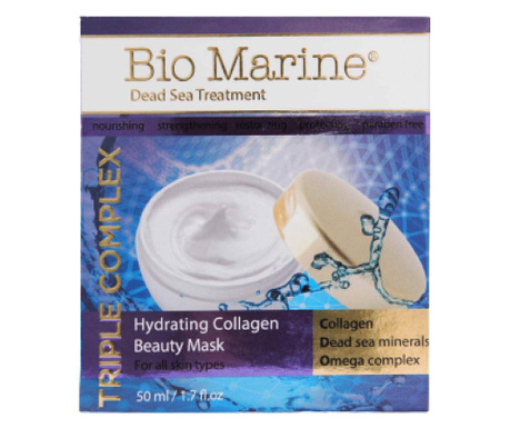 Masca de Fata pentru Calmare si Hidratare cu Colagen, Bio Marine, 50ml