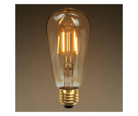 Bec Edison cu fasung E27, 40 W Lomt, Sticla Fumurie/Lumina calda, 40 W, E27
