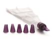 Set decorare prajituri 7 piese Ibili-Accesorios, plastic , alb/mov