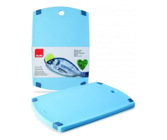 Tocator Ibili-Kitchen Aids, plastic, 33x23x1,5 cm, albastru