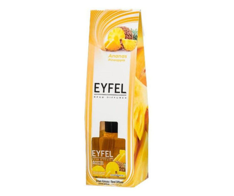 Odorizant cu Betisoare Parfumate Ananas, Eyfel, 120ml