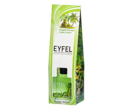 Odorizant cu Betisoare Parfumate Padure Tropicala, Eyfel, 120ml