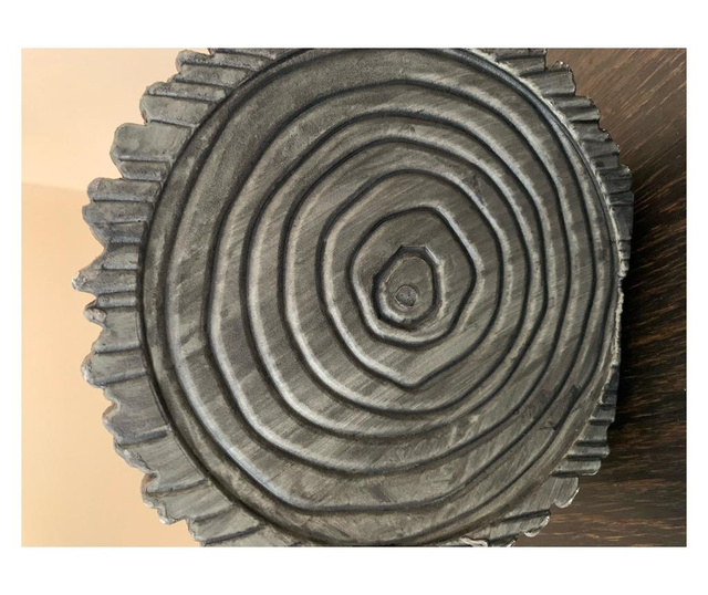 Кашпа саксия Woodeff 839, 34.5х22 см, орех, полиетиленова, имитация на дърво