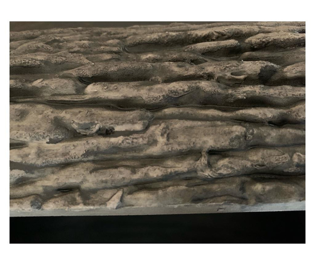 Кашпа саксия Woodeff 839, 34.5х22 см, орех, полиетиленова, имитация на дърво