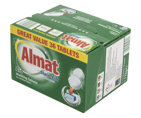 Tablete anti-pete bio pentru spalat haine Almat, 36 spalari, 1.17 kg