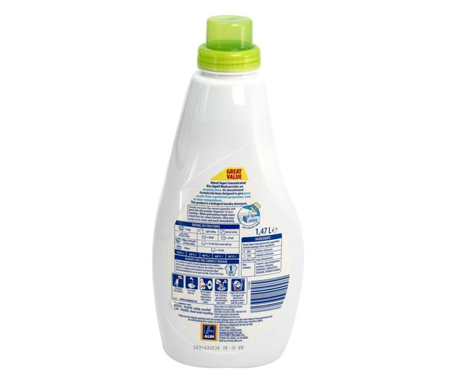 Detergent lichid bio super concentrat Almat, 42 spalari, 1,47 L