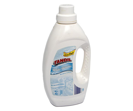 Detergent lichid pentru rufe albe Tandil, 42 spalari, 1.5 L