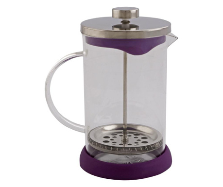 Infuzor cafea si ceai Elegance, sticla, 800 ml, Violet