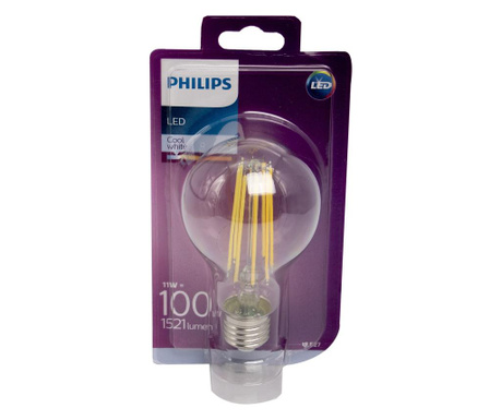 Bec cu 8 leduri Philips E14 11W (100W), E27, 1521 lm, lumina rece