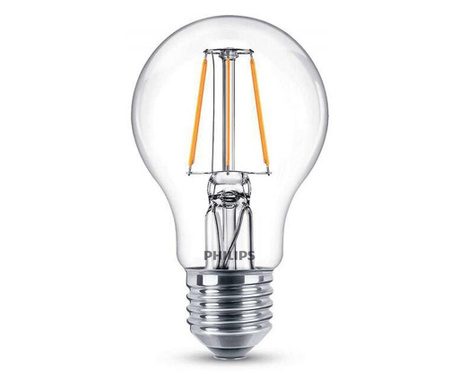 Bec LED Philips, 8W (75W), E27, 1055 lm, A+, lumina rece
