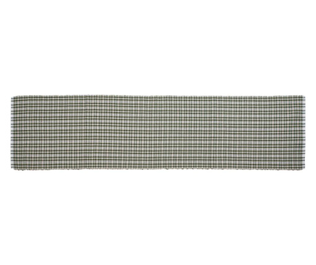Σετ 2 τραβέρσες τραπεζιού White & Green 40x150 cm
